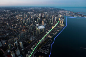 Aerial photo of Toronto